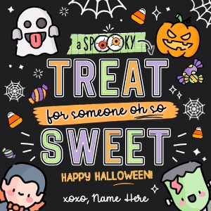 A Spooky Treat Tag - TG282 design preview