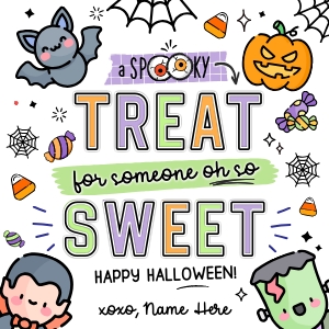 A Spooky Treat Tag - TG283 design preview