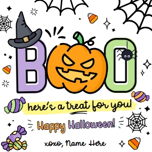 Boo a Treat Tag - TG284: Boo a Treat Tag - TG284