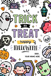 Trick or Treat Tag - TG287 design preview