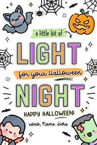 A Little Bit of Light Tag - TG290 design preview