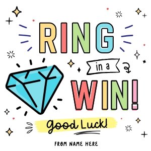 Ring in a Win Team Gift Tag - TG294 design preview