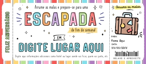 Escapada de Final de Semana Gift Voucher - #189 FE GT BRTKT design preview