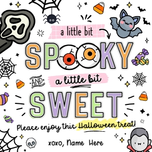 Spooky & Sweet Treat Tag - TG298: Spooky & Sweet Treat Tag - TG298