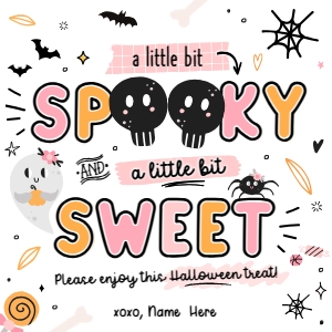 Spooky & Sweet Treat Tag - TG306: Spooky & Sweet Treat Tag - TG306
