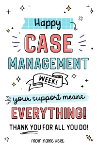 Case Management Week Tag - TG315 design preview