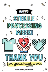 Happy Sterile Processing Week Tag - TG321 design preview