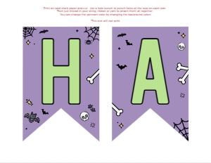 Happy Halloween Banner - BN291: Happy Halloween Banner - BN287