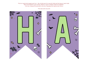 Happy Halloween Banner - BN287 design preview