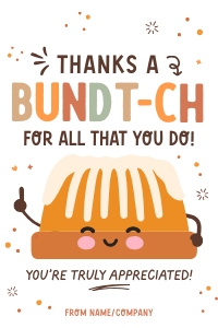 Thanks a BUNDT-CH For All That You Do Tag - TG335 design preview