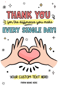 Thank you tag - TG337 design preview