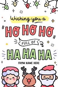 Christmas HoHoHo tag - TG339 design preview