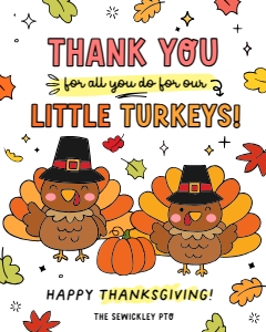 Our Little Turkey Sign - TG345 design preview