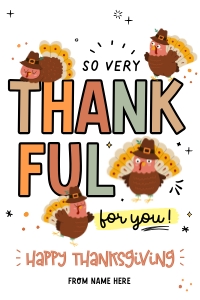 Thankful for you Tag - TG349 design preview