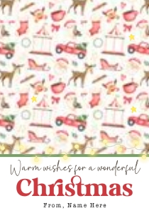 Christmas Cookie Card - CC351 design preview