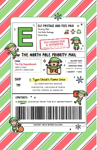 Elf Shipping Labels - TG348: Elf Shipping Labels - TG348