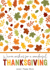 Thanksgiving Cookie Card Holder - CC018 design preview
