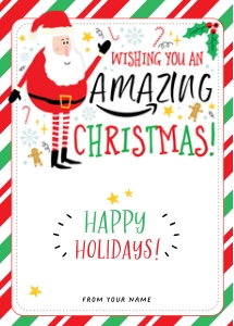 Amazing Christmas Gift Card Holder - X062: Amazing Christmas Gift Card Holder - X062
