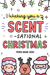 Christmas Candle tag - TG355 design preview