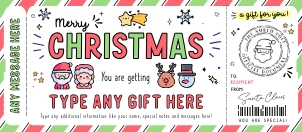 Christmas Gift Voucher - #181 GT FE design preview