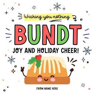 Nothing Bundt Joy tag - TG352 design preview