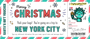 New York Trip Voucher Christmas Ed. - #171 CE FE: New York Trip Voucher Christmas Ed. - #171 CE FE