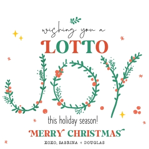 Wishing you a Lotto Joy Tag - TG367 design preview