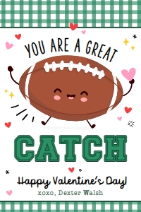 A great catch Valentine's Day Tag - TG395: A great catch Valentine's Day Tag - TG395
