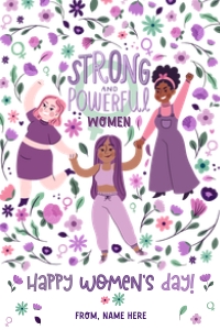 International Women's Day Gift Tags - TG409 design preview
