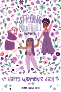 International Women's Day Gift Tags - TG409: International Women's Day Gift Tags - TG409