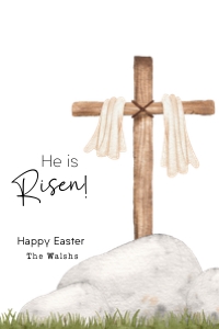 He is Risen Tag - TG410 design preview