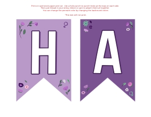 Women's Day Banner printable - BN331 design preview