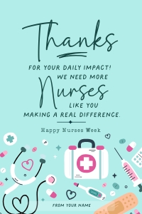 Nurses Week Gift Tag -TG454 design preview