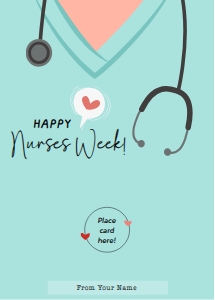 Nurses Gift Card Holder - X064: Nurses Gift Card Holder - X064