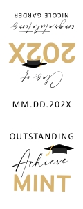 Graduation Tic Tac Label for Avery 94205 - #420: Graduation Tic Tac Label - #420