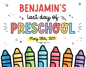 Last day of Preschool - SC013 design preview