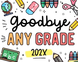 Last Day of School Sign - SC014: Back to School Sign Bundle  - SC017