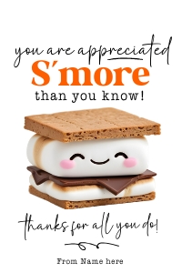 S'more Appreciation Gift Tag - TG475: S'more Appreciation Gift Tag - TG475