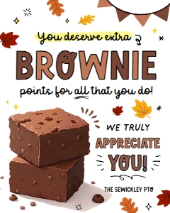 Extra BROWNIE Points Sign - 8x10"- TG489 design preview