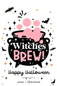 Witches Brew Halloween tag - TG499 design preview