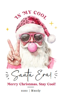 In my Cool Santa Era Christmas Tag - TG512: In my Cool Santa Era Christmas Tag - TG512