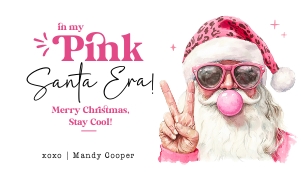 In My Pink Santa Era Christmas Tag - TG513: In My Pink Santa Era Christmas Tag - TG513