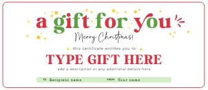 Christmas Gift Certificate - 155 GT CE design preview