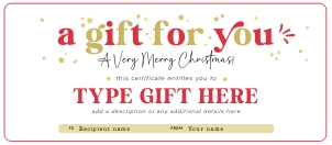 Christmas Gift Certificate - 154 GT CE design preview