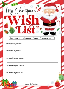 Christmas Wish List - 094-600: Christmas Wish List - 094-600