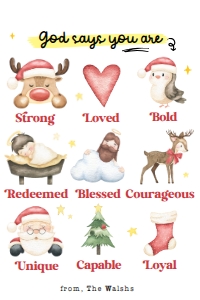 God Says... Christmas Tag - TG522: God Says... Christmas Tag - TG522
