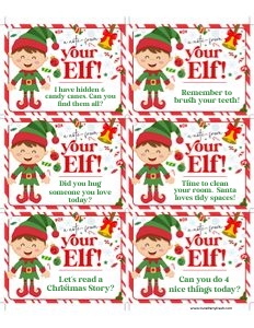 Elf Note Cards - 093-600 design preview