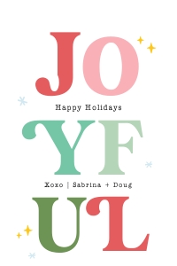 Joyful Gift Tag - TG527: Joyful Gift Tag - TG527