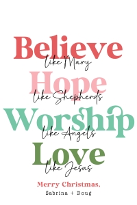 Religious Christmas Gift Tag - TG529 design preview