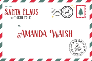 Santa's Mail Tag - TG531: Santa's Mail Tag - TG531